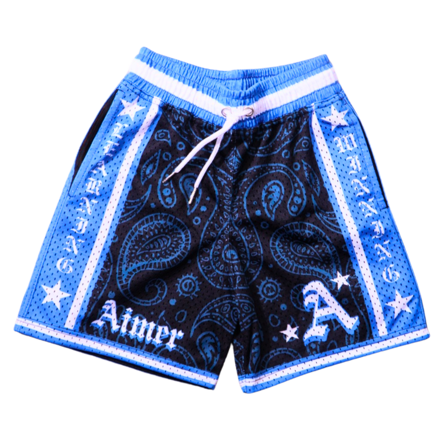 WINNERS LEARNERS BLUE MESH SHORT